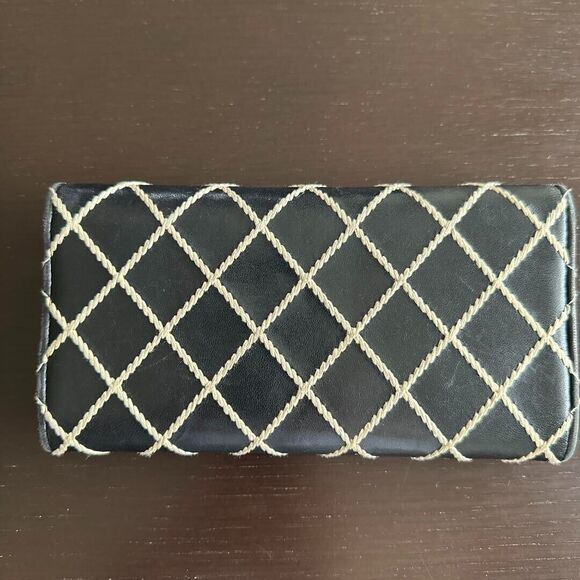 Chanel Long Wallet Wildstitch Coco Mark #138998C47B - Picture 3 of 11
